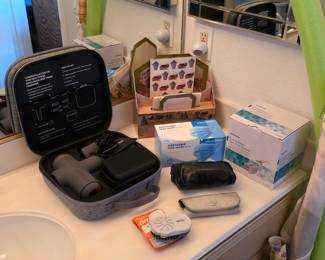 Sharper Image massager, McKesson nebulizer system