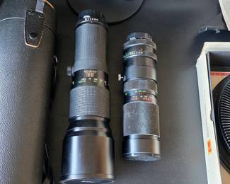 Vintage Vivitar and Sigma 35mm lenses