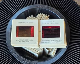 35mm projector slides from NASA, including Apollo 11