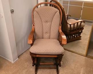 Vintage glider rocker