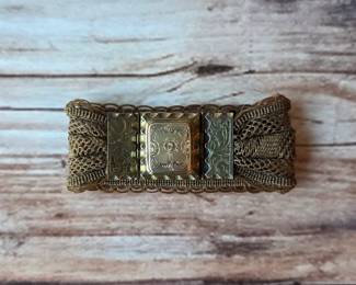 1870s mourning jewelry bracelet