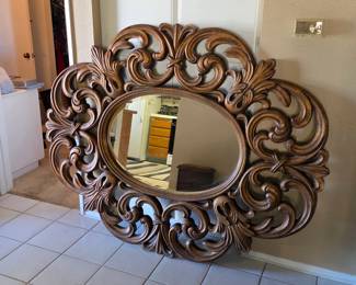 Gorgeous ornate wall mirror