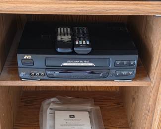 JVC VHS tape player