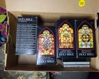 Holy Bible on cassette