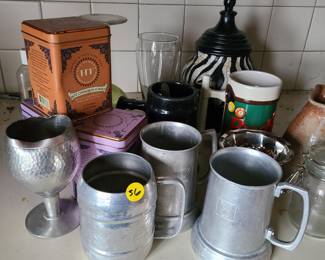 metal steins, Playboy