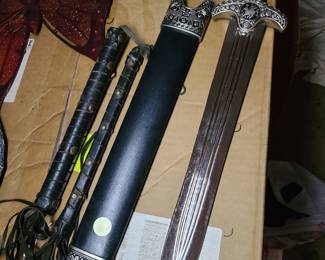 spartan metal short sword