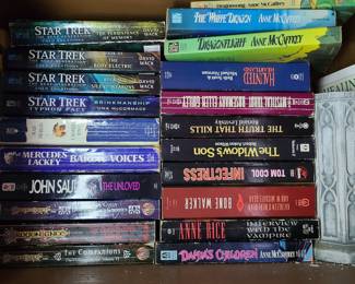 vintage Star Trek, Anne Rice other books