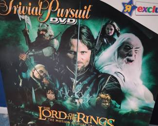 Lord of the Rings video game poster