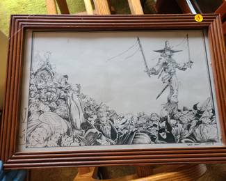 vintage Robert Kraus artwork