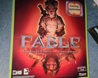 Fable video game poster
