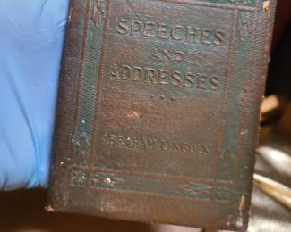 Abe Lincoln speeches mini book