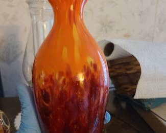 glass vase