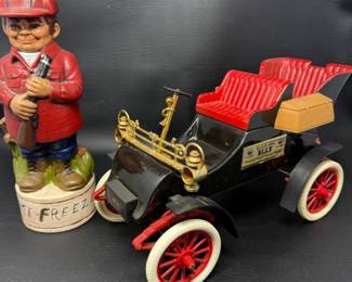 74 2LiquorDecantersJimBeamAntiFreeze