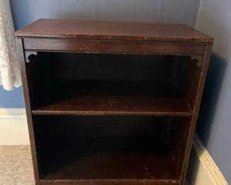18 SmallTwoShelfWoodBookcase