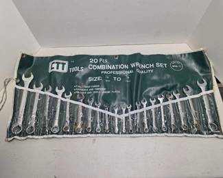 126 20PieceCTTToolsCombinationWrenchSetInRollCase