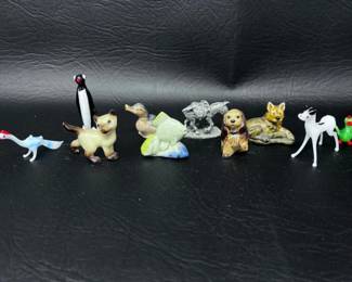 84 VintageWadeWhimsiesFigurinesHagenRenakerMuranoStyleFigurines