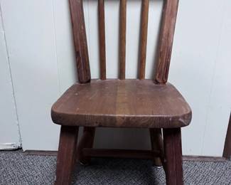 102 ChildsWoodenChair