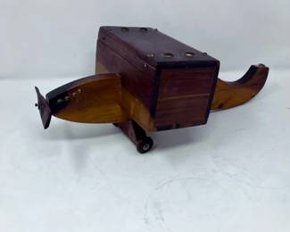 142 1929HandmadeCedarAirplaneStorageBox