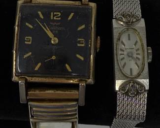48 VintageMensandLadiesWalthamWristwatches