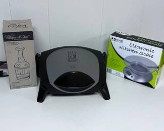 87 GeorgeForemanGrillNIBHomeExclusivesScaleFoodChopper