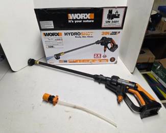 151 WORXHydroShot320psiPortablePowerCleanerIncomplete