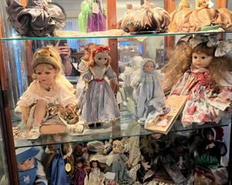 Figurines and dolls going back many years