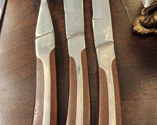 mid century modern carving set