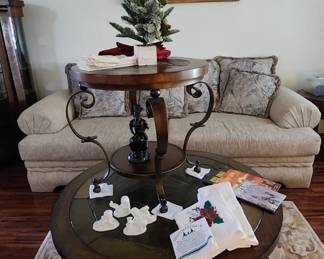 sofa, coffee table, end tables, 