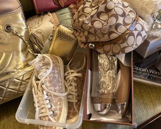 Coach shoes and hat