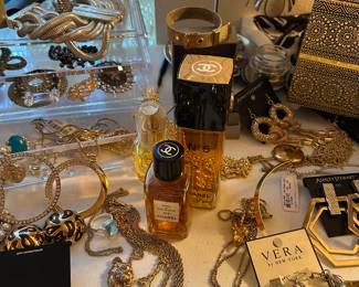 Loads of costume jewelry (no real gold)