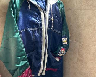 Many vintage Nylon track suits