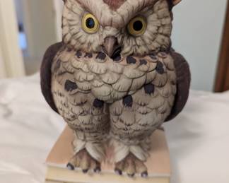 Andrea Sadek Owl w/ Books