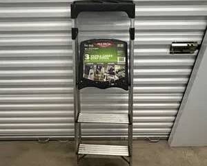 Easy Reach “Pick Me Up” 3-Step Ultra Light Aluminum Step Stool Ladder