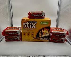 Duraflame Stix Firestarters + Fast Start Fire Logs Camping Fireplace BBQ Lot