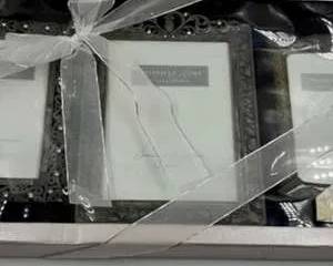  Sheffield Home Jewel Collection Set of 3 Tabletop Picture Frames 4x6 5x7 Crystals