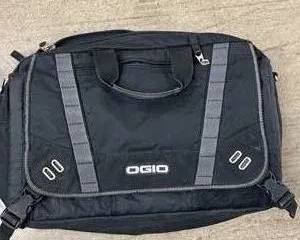OGIO Black Laptop / Messenger Bag – Padded Computer Travel Bag w/ Shoulder Strap