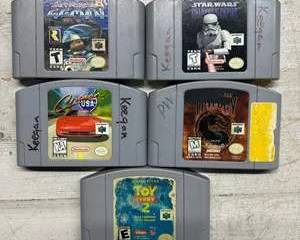 Nintendo 64 Game Cartridge Lot | Star Wars, Mortal Kombat Trilogy, Jet Force Gemini, Cruis’n USA, Toy Story 2