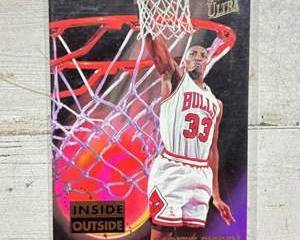 Scottie Pippen Fleer Ultra 1993 94 Scottie Pippen Inside Outside Insert Chicago Bulls NBA Card