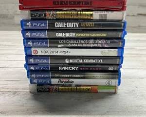 PlayStation Video Game Lot | PS4 & PS3 Games Including Call of Duty, Borderlands, Mortal Kombat, Red Dead Redemption