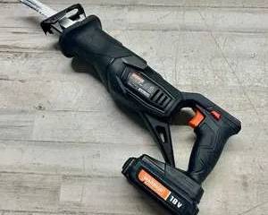 Warrior 18V Cordless Reciprocating Saw Lithium Ion Battery Powered Tool