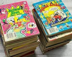 Vintage Archie Comics Digest Lot Jughead Archie Laugh Dennis the Menace Mixed Issues