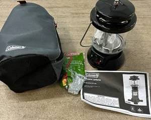 Coleman Propane Lantern Model 5155B with Carry Case, Mantles & Instructions