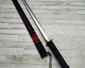 Japanese Katana Style Sword with Scabbard – Decorative Samurai Sword Display Piece, Approx. 40”