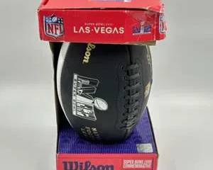 Wilson Super Bowl LVIII Las Vegas Official NFL Commemorative Football With Box