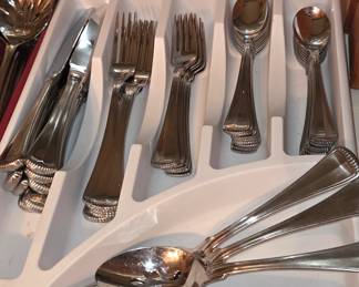 Towle Hamilton Satin Handle Stainless Silverware 18/8  Flatware