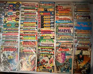 HIGHEST & BEST OFFER – COMIC BOOK LOT 
Large mixed lot of vintage comic books including Marvel, DC, and more. Superhero, sci-fi, fantasy, horror, and underground titles. Bagged & boarded. Sold as one lot only.
Highest & Best offers due by Saturday, January 17th at 3:00 PM.
As-is, as-found. No individual sales.