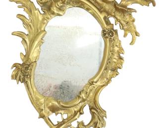 Antique Gilt Rococo Wall Mirror