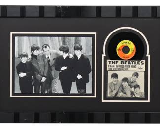 The Beatles Freamed Album and Image I Want to Hold Your Hand