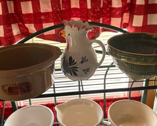 Brush McCoy bowl butter crock