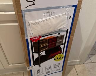 $34 - Origami organizer shelve 